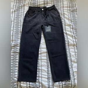Blue Savvy | Black Straight High Rise Jeans Size 30